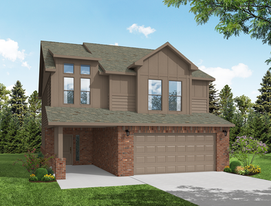 Front Elevation of Brand New Two Story Home
