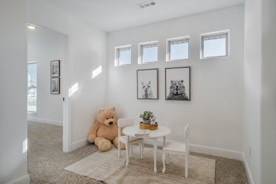 Kids play area with ample natural light