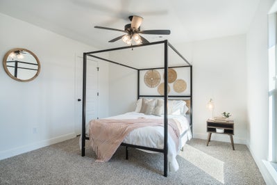 Elegant bedroom with modern design