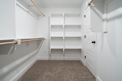 Expansive primary closet