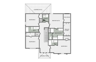 2nd Floor - 4 Bed Option. New Home in Pea Ridge, AR