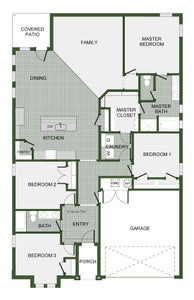Open Concept Three Bedroom Floorplan 1950-4