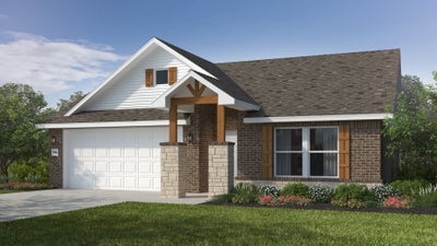 Front Elevation of Brand New One Story Home